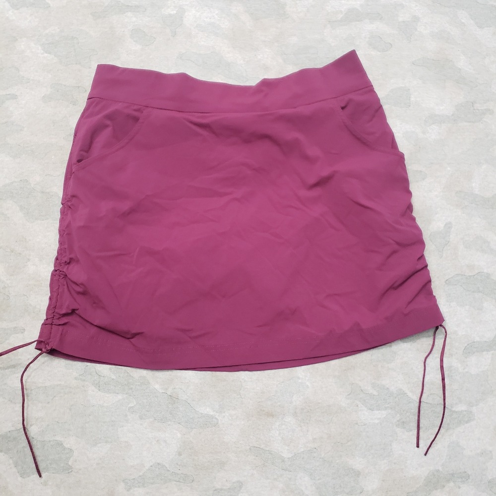 Columbia Skort Womens Medium Purple Athletic Hiking Pull On Gym Fitness Yoga